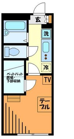 レオパレス歩の物件間取画像